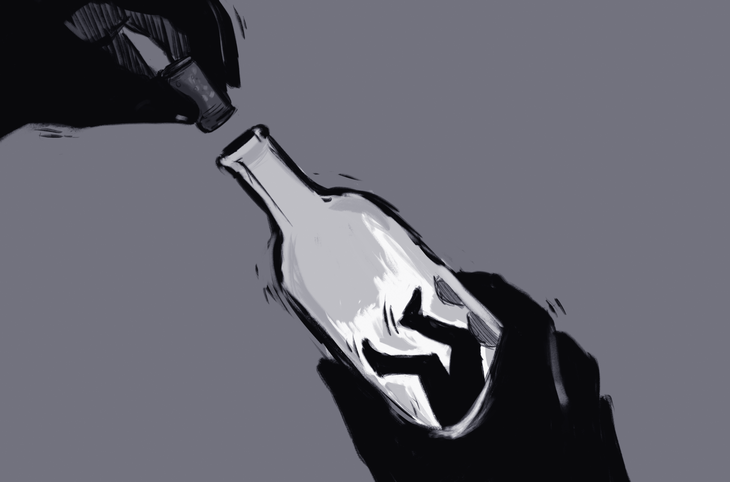 Artwork: Der Teufel in der Flasche
